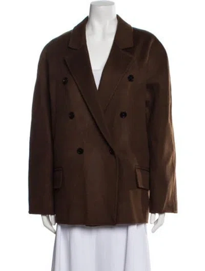 Pre-owned Stand Studio Wool Jacket In Brown