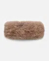 Stand Studio Faux-fur Headband In Brown