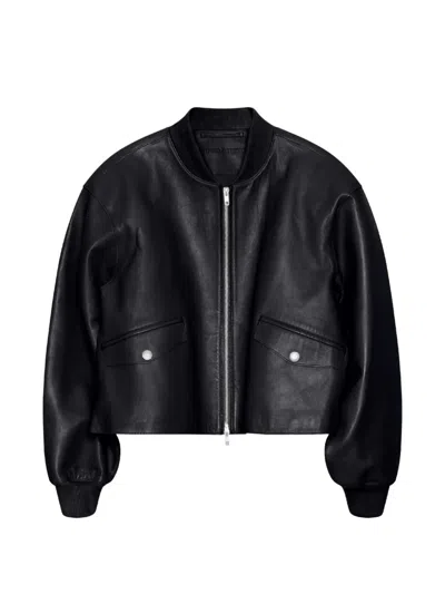 Stand Studio Zip Pockets Jacket In Black