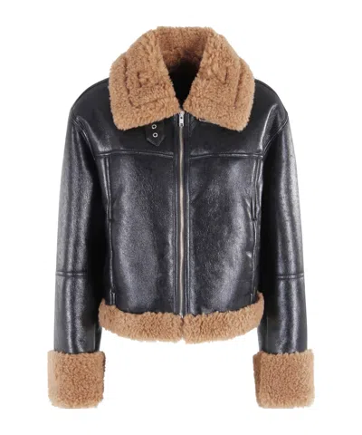 STAND STUDIO ZIPPERED LONG-SLEEVED CASUAL JACKET