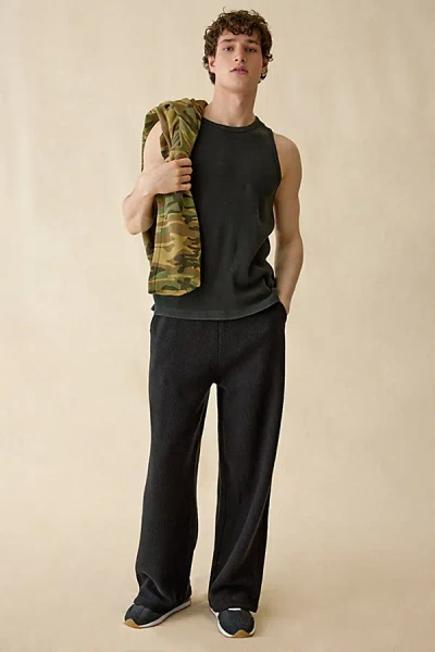 Standard Cloth Basecamp Textured Tank Top In Washed Black, Men's At Urban Outfitters