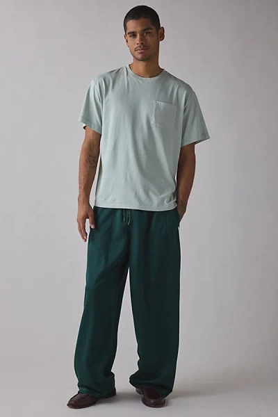 Standard Cloth Calvin Oversized Pocket Tee In Grey, Men's At Urban Outfitters In Blue