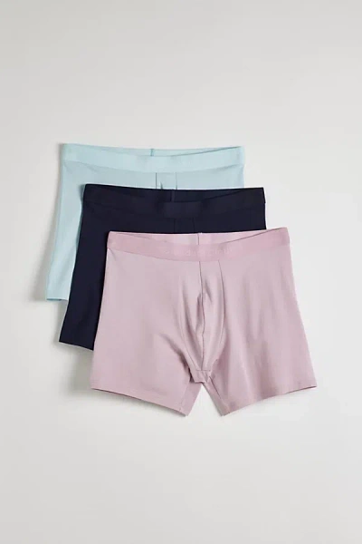 Standard Cloth Cotton Boxer Brief 3-pack In Lilac, Men's At Urban Outfitters In Lilac
