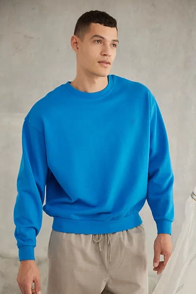 Standard Cloth Everyday Crew Neck Sweatshirt In Blue, Men's At Urban Outfitters