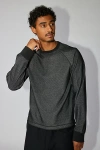 Standard Cloth Foghorn Plated Thermal Long Sleeve Tee In Black, Men's At Urban Outfitters