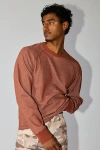 Standard Cloth Foghorn Plated Thermal Long Sleeve Tee In Light Purple, Men's At Urban Outfitters