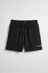 Standard Cloth Foundation Reverse Cotton Terry Short In Black, Men's At Urban Outfitters