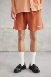 Standard Cloth Foundation Terry Short In Brown, Men's At Urban Outfitters In Chutney