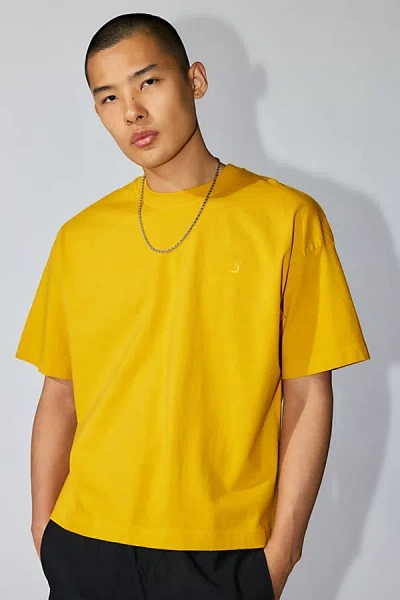 Standard Cloth Foundation Premium Tee In Gold, Men's At Urban Outfitters In Gold