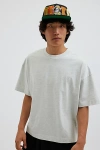 Standard Cloth Foundation Solid Short Sleeve Tee In Light Grey, Men's At Urban Outfitters