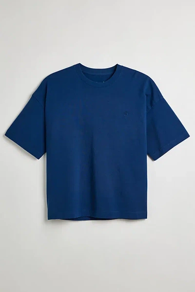 Standard Cloth Foundation Tee In Navy, Men's At Urban Outfitters In Navy