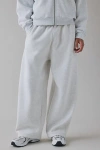 Standard Cloth Relaxed Fit Open Hem Wide Leg Sweatpant In Light Grey, Men's At Urban Outfitters In Gray