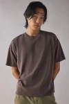 Standard Cloth Jump Shot Premium Heavyweight Cotton Tee In Brown, Men's At Urban Outfitters