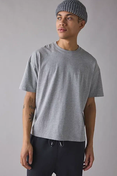 Standard Cloth Jump Shot Premium Heavyweight Cotton Tee In Grey, Men's At Urban Outfitters In Gray