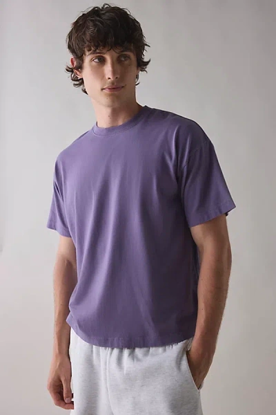 Standard Cloth Jump Shot Premium Heavyweight Cotton Tee In Purple, Men's At Urban Outfitters