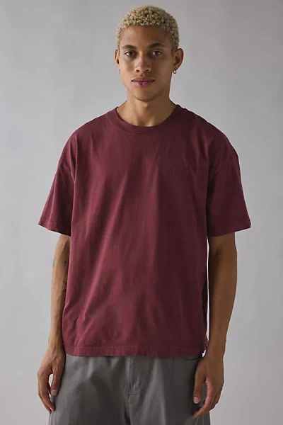 Standard Cloth Jump Shot Premium Heavyweight Cotton Tee In Red, Men's At Urban Outfitters
