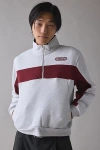 Standard Cloth Jump Shot Quarter-zip Sweatshirt In Grey, Men's At Urban Outfitters In Gray