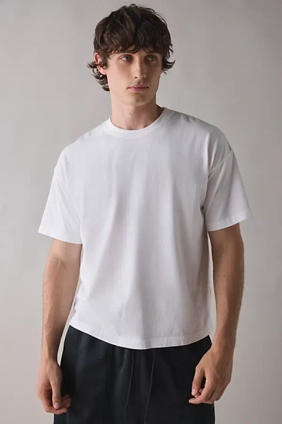 Standard Cloth Jump Shot Tee In White, Men's At Urban Outfitters