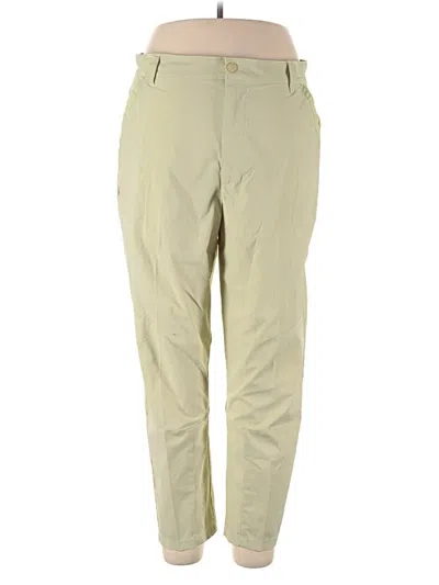 Pre-owned Standard Cloth Khaki Pant In Yellow