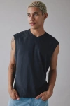 Standard Cloth Marco Muscle Tee In Black, Men's At Urban Outfitters