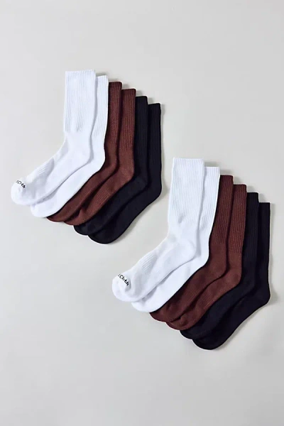 Standard Cloth Performance Crew Sock 6-pack In Assorted, Men's At Urban Outfitters In Multi