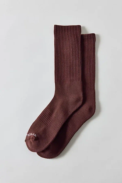 Standard Cloth Performance Crew Sock In Brown, Men's At Urban Outfitters