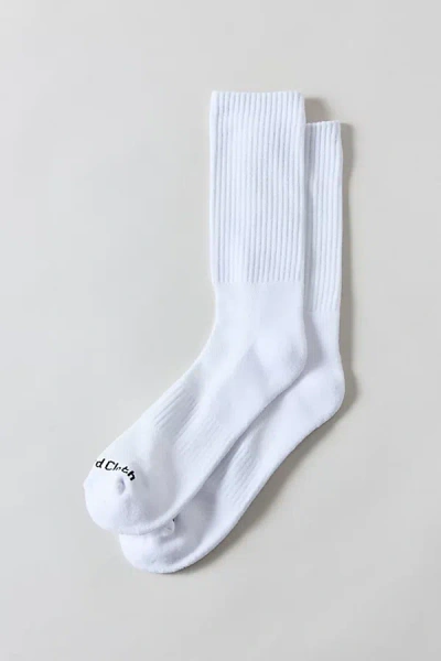 Standard Cloth Performance Crew Sock In White, Men's At Urban Outfitters