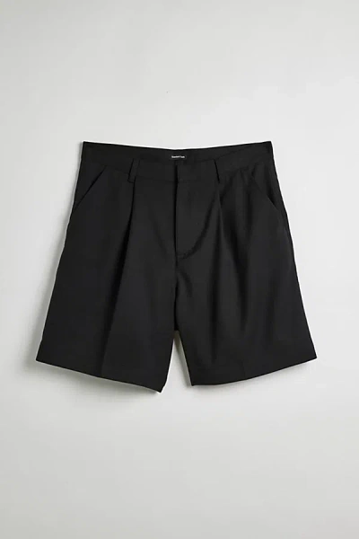 Standard Cloth Pleated Dress Short In Black, Men's At Urban Outfitters |  ModeSens