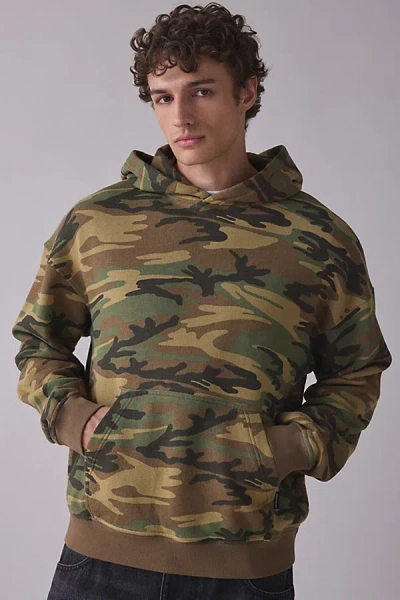 Standard Cloth Pregame Hoodie Sweatshirt In Camo, Men's At Urban Outfitters In Multi