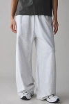 Standard Cloth Relaxed Fit Open Hem Wide Leg Sweatpant In Light Grey, Men's At Urban Outfitters