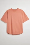 Standard Cloth Shortstop Heavyweight Cotton T-shirt In Rust, Men's At Urban Outfitters In Terra Cotta