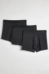 Standard Cloth Cotton Boxer Brief 3-pack In Black, Men's At Urban Outfitters