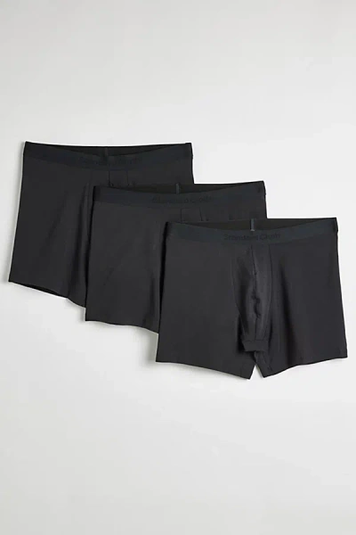 Standard Cloth Cotton Boxer Brief 3-pack In Black, Men's At Urban Outfitters