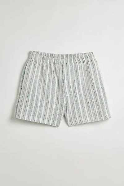 Standard Cloth Striped Terry Short In Green, Men's At Urban Outfitters