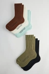 Standard Cloth Ribbed Trouser Sock 5-pack, Men's At Urban Outfitters In Multicolor