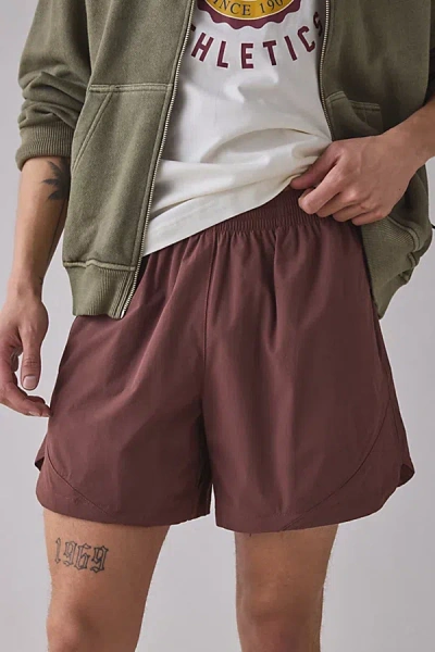 Standard Cloth Zoom 5" Athletic Short In Brown Stone, Men's At Urban Outfitters