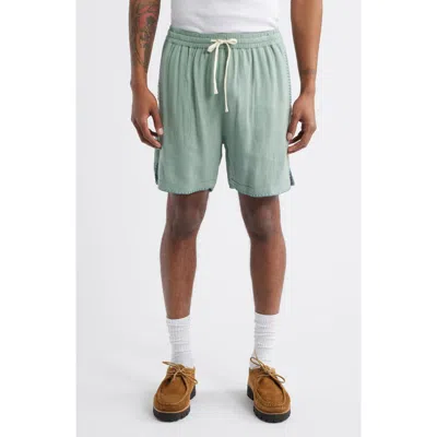 Standard Issue California Drawstring Shorts In Green