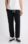 Standard Issue Pd Drawstring Cargo Pants In Black