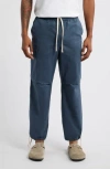 Standard Issue Pd Drawstring Cargo Pants In Blue