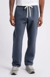 Standard Issue Sashiko Puckered Drawstring Slacker Pants In Slate
