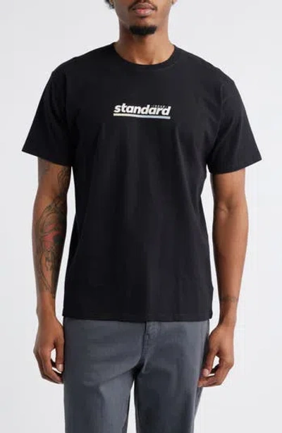 Standard Issue Sheer Script Logo Graphic T-shirt In Black