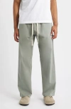 Standard Issue Standard Cotton Stretch Poplin Drawstring Slacker Pants In White