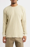 Standard Issue Thermal Knit Long Sleeve T-shirt In Neutral