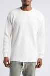 Standard Issue Thermal Knit Long Sleeve T-shirt In Natural