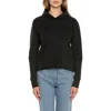 Standard James Perse Womens Crop Cotton Hooded Sweatshirt