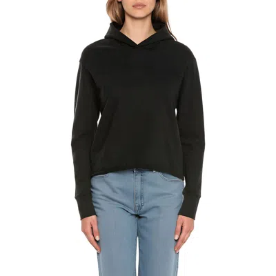 Standard James Perse Womens Crop Cotton Hooded Sweatshirt