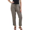 Standard James Perse Womens Linen Mid Rise Ankle Pants