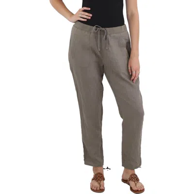Standard James Perse Womens Linen Mid Rise Ankle Pants