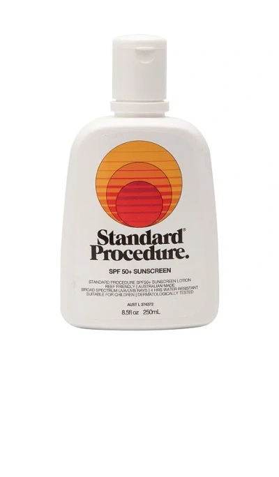 Standard Procedure Spf 50+ 250ml Sunscreen In White