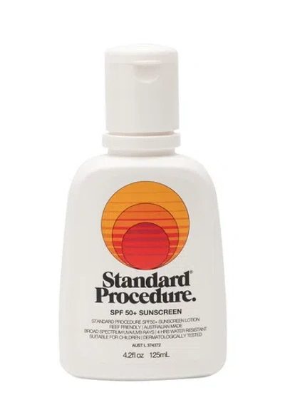 Standard Procedure Spf50+ Sunscreen 125ml In White